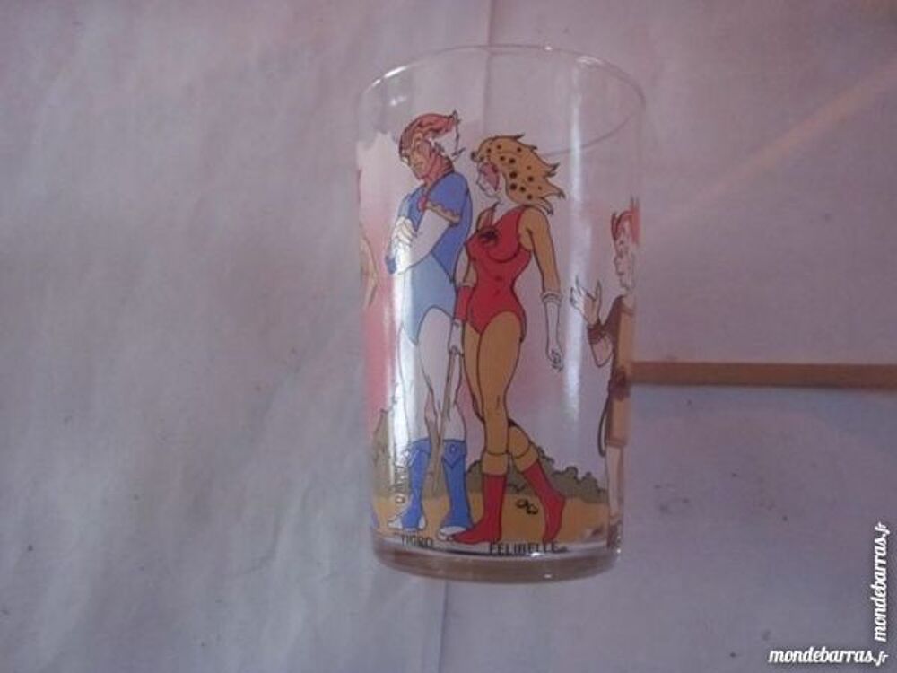 VERRE DESSIN ANIME COSMOCATS 1987 BD 