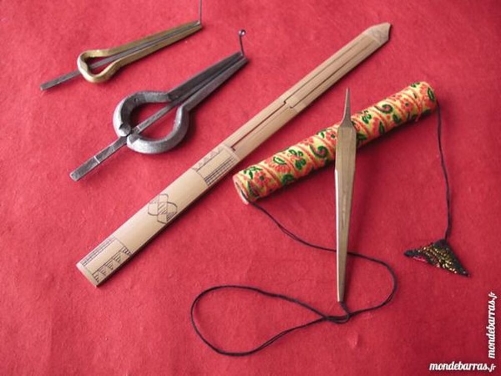 LOT DE 4 GUIMBARDES D'ASIE Instruments de musique