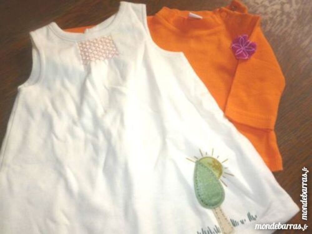 Ensemble Robe + Tee-shirt Taille 3 mois Vêtements enfants