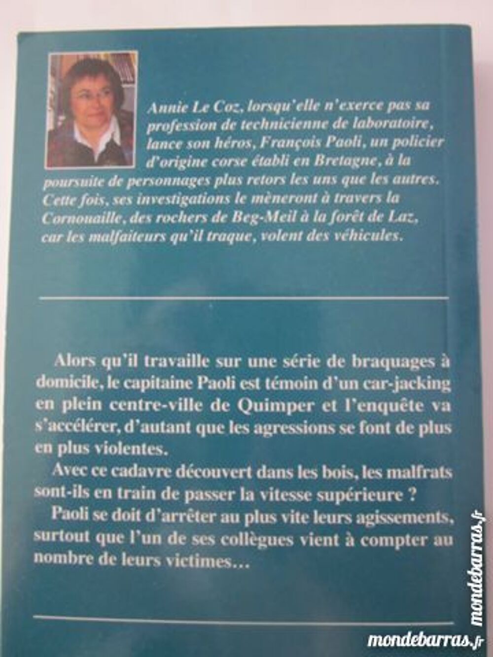 BRAQUAGES EN CORNOUAILLE policier BRETON BARGAIN Livres et BD