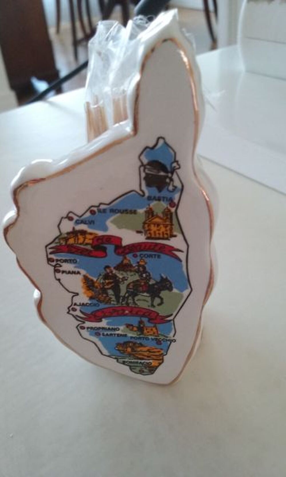 Porte piques (ou de toutes autres choses) en forme de Corse Décoration