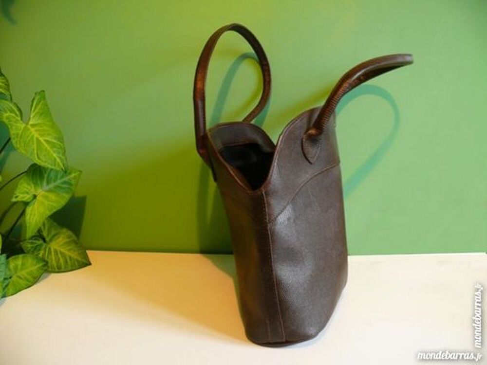 SAC A MAIN - imitation croco Maroquinerie