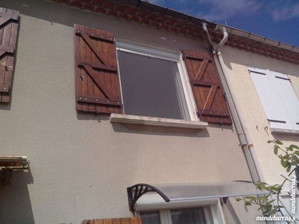 3 paires de Volets Bois Bricolage