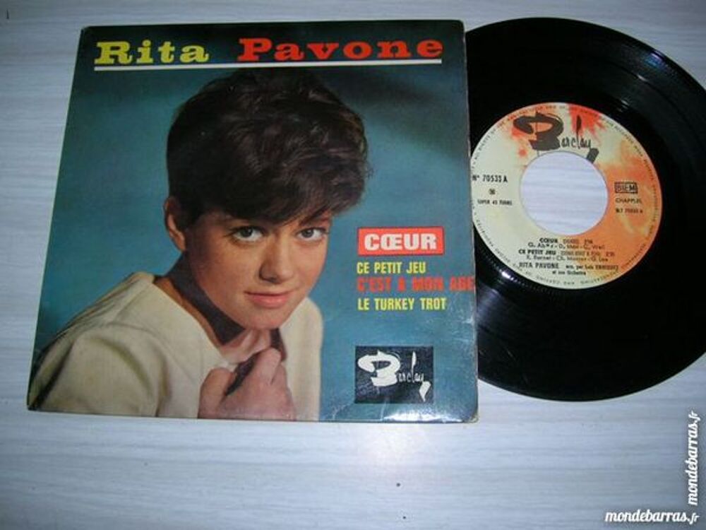 45 TOURS EP RITA PAVONE Coeur CD et vinyles