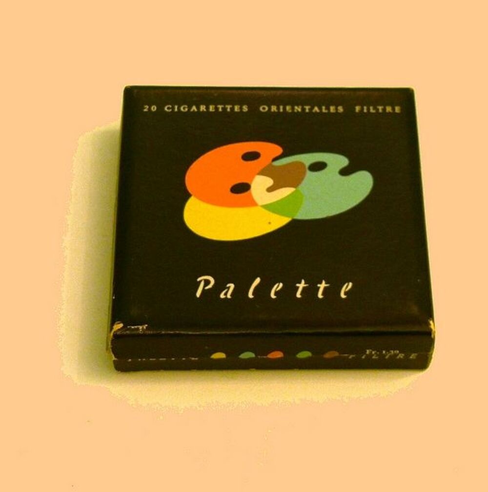 PALETTE - paquet cigarette vide / prixportcompris 