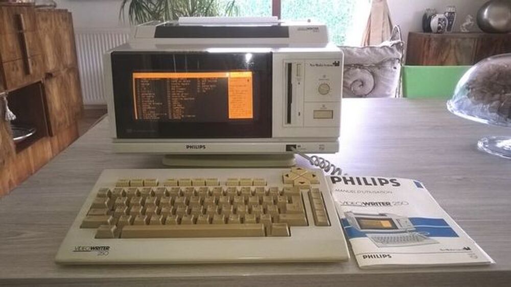 Pour Collectionneur Traitement texte PHILIPS VIDEO WRITER Matériel informatique