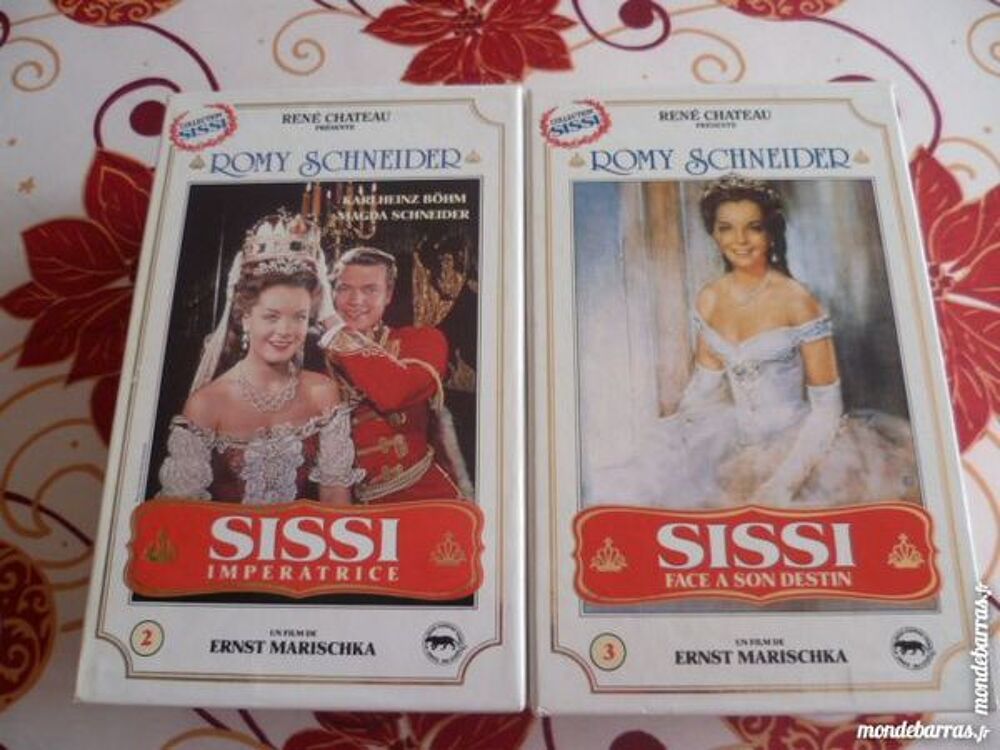 VHS sissi film cinema TV histoire romy schneider f DVD et blu-ray