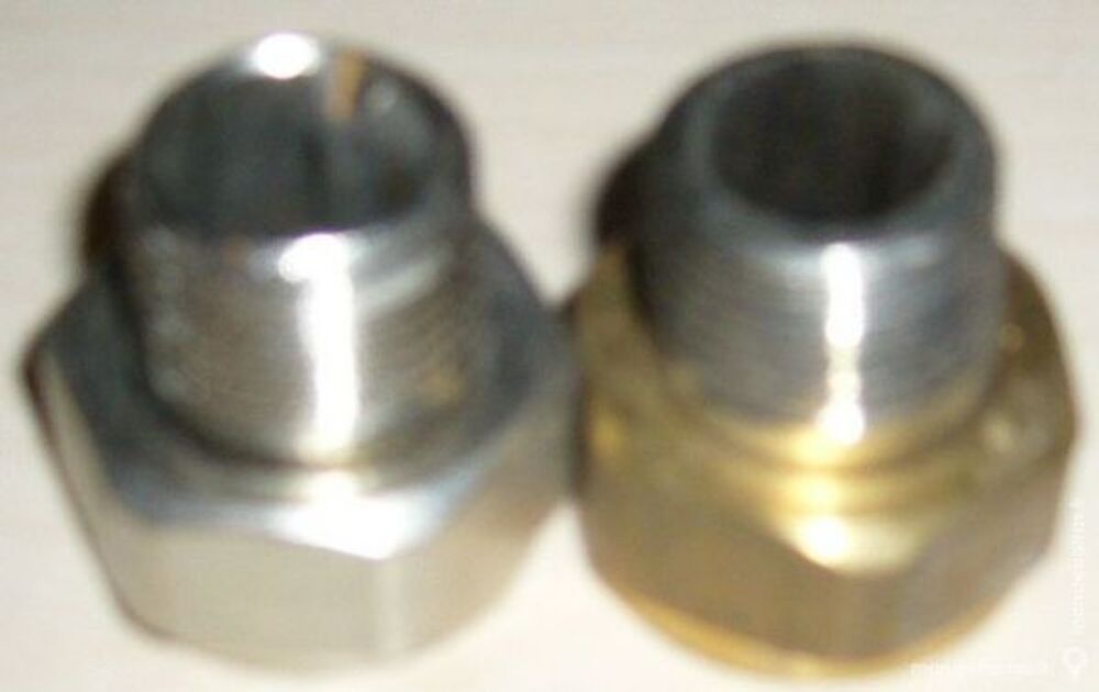 2 raccords droits en bronze 20 et 25mm Bricolage