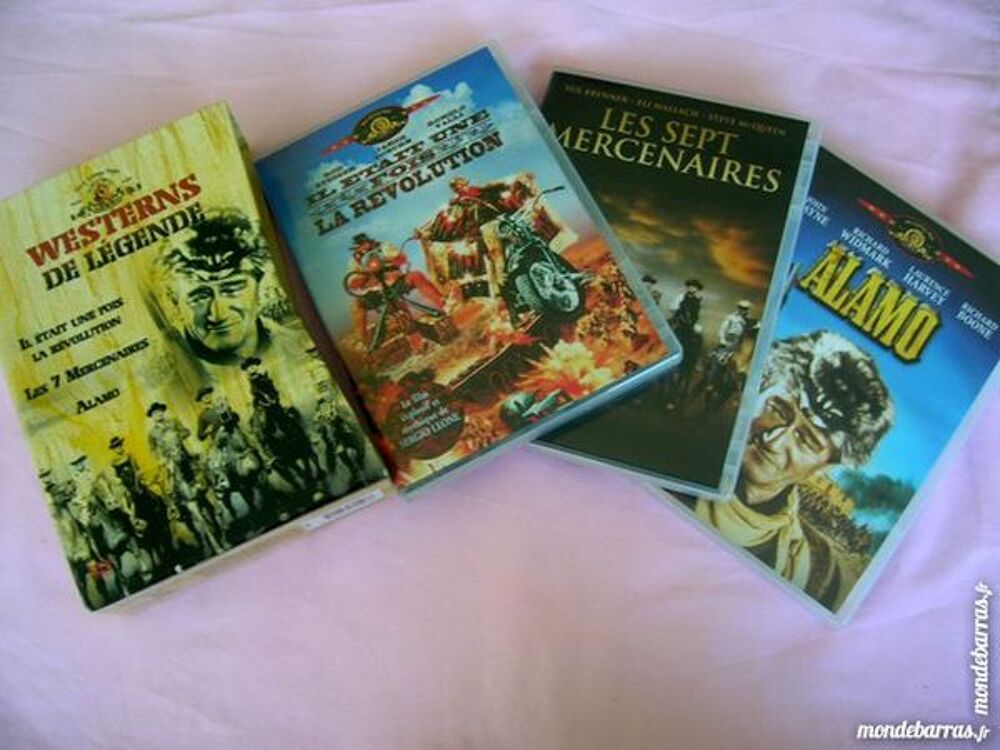 COFFRET 3 DVD WESTERNS de LEGENDE: ALAMO - LES 7 MERCENAIRES DVD et blu-ray