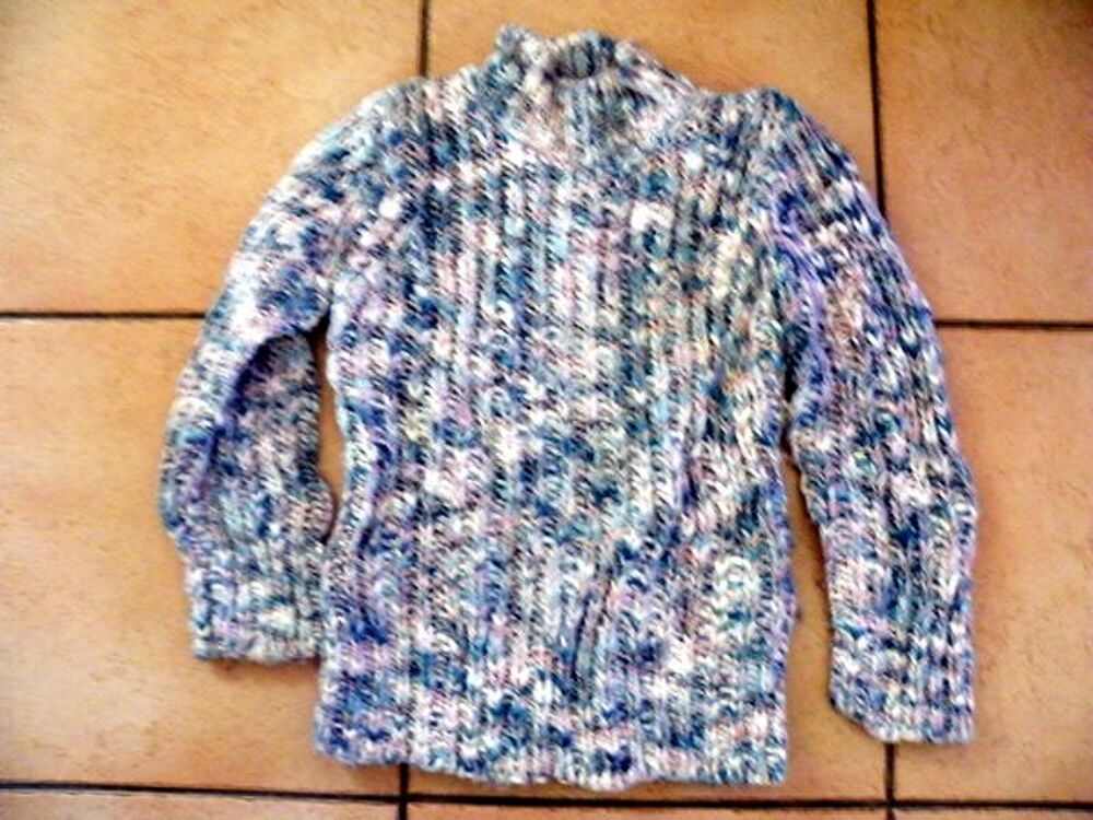 pull "okaidi" 8 ans rose bleu blanc dore Vêtements enfants