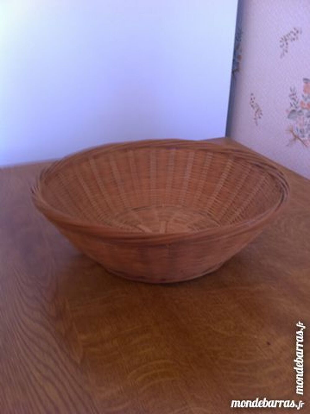 corbeille en osier diam&egrave;tre 23 cm Cuisine