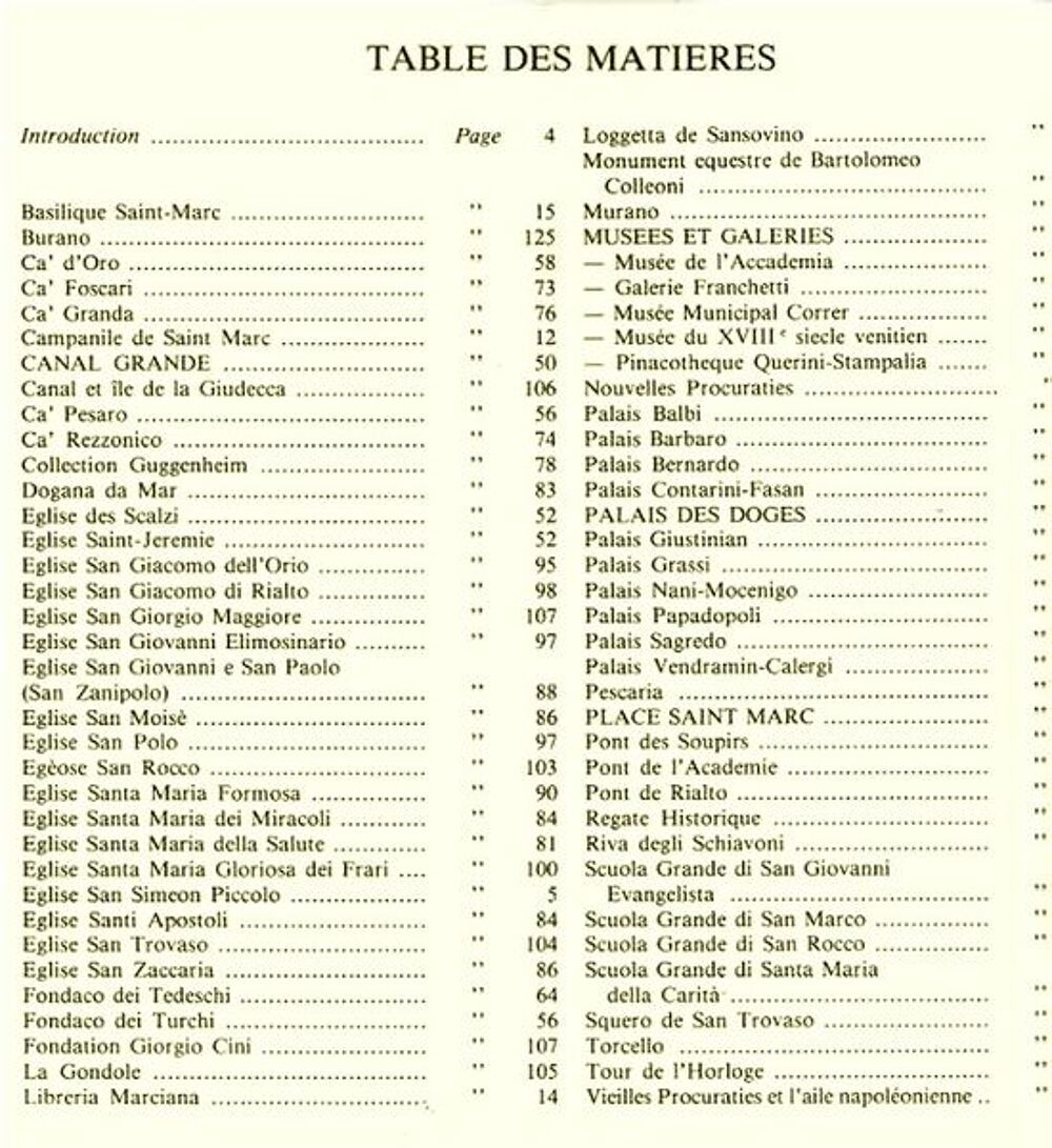 VENISE - ITALIE / prixportcompris Livres et BD