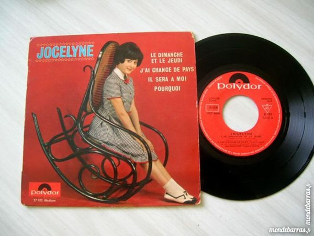 45 TOURS EP JOCELYNE Le dimanche et le jeudi CD et vinyles