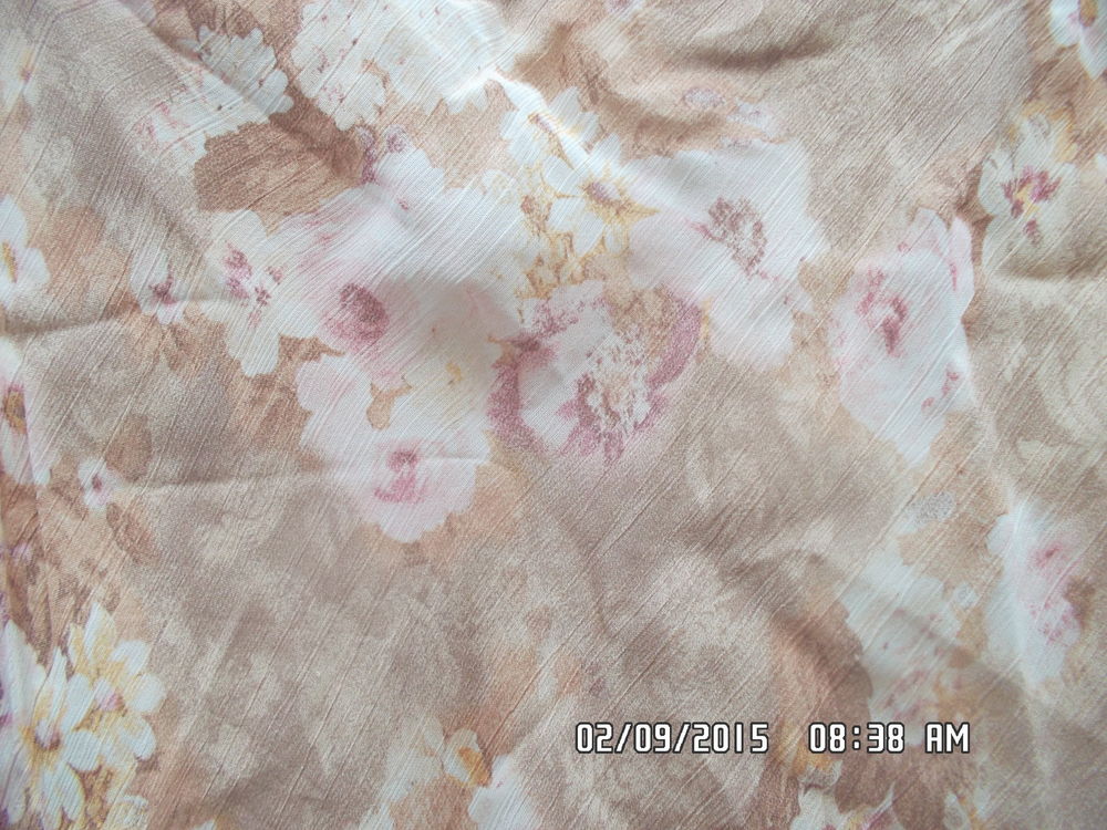 JUPE BEIGE A FLEURS PROMOD*JUSTE 3E*KIKI60230 Vêtements
