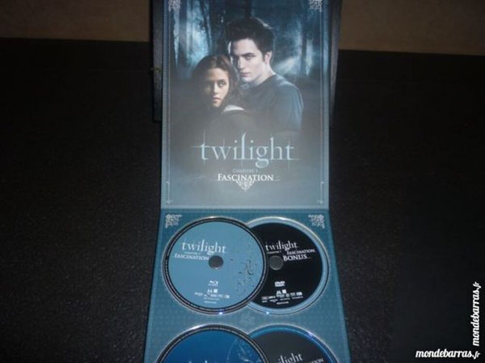 COFFRET BOIS SAGA TWILIGHT DVD et blu-ray
