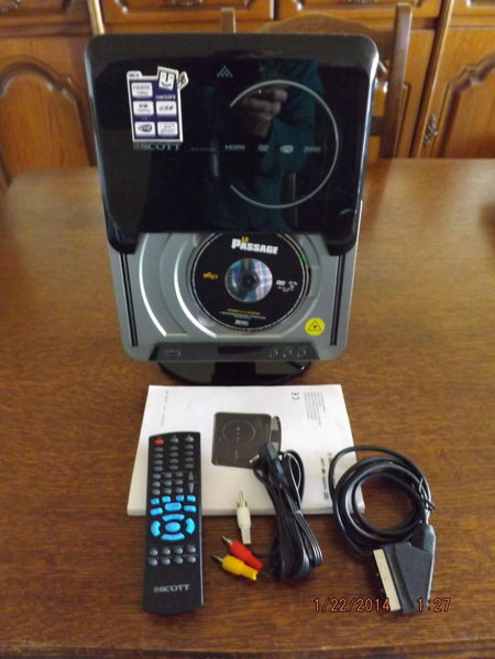 Lecteur DVD Photos/Video/TV