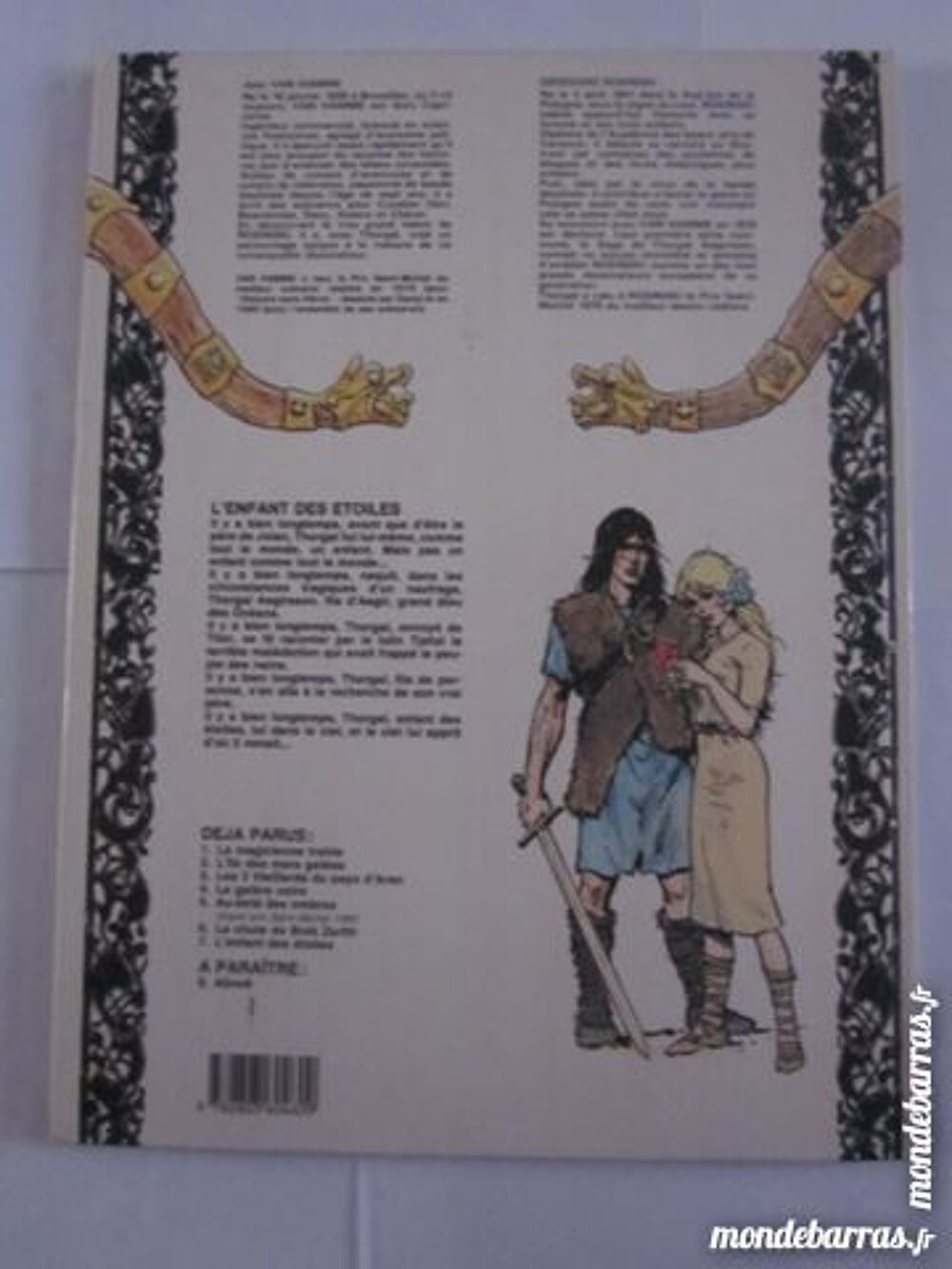 BD E O THORGAL N&deg; 7 L' ENFANT DES ETOILES Livres et BD