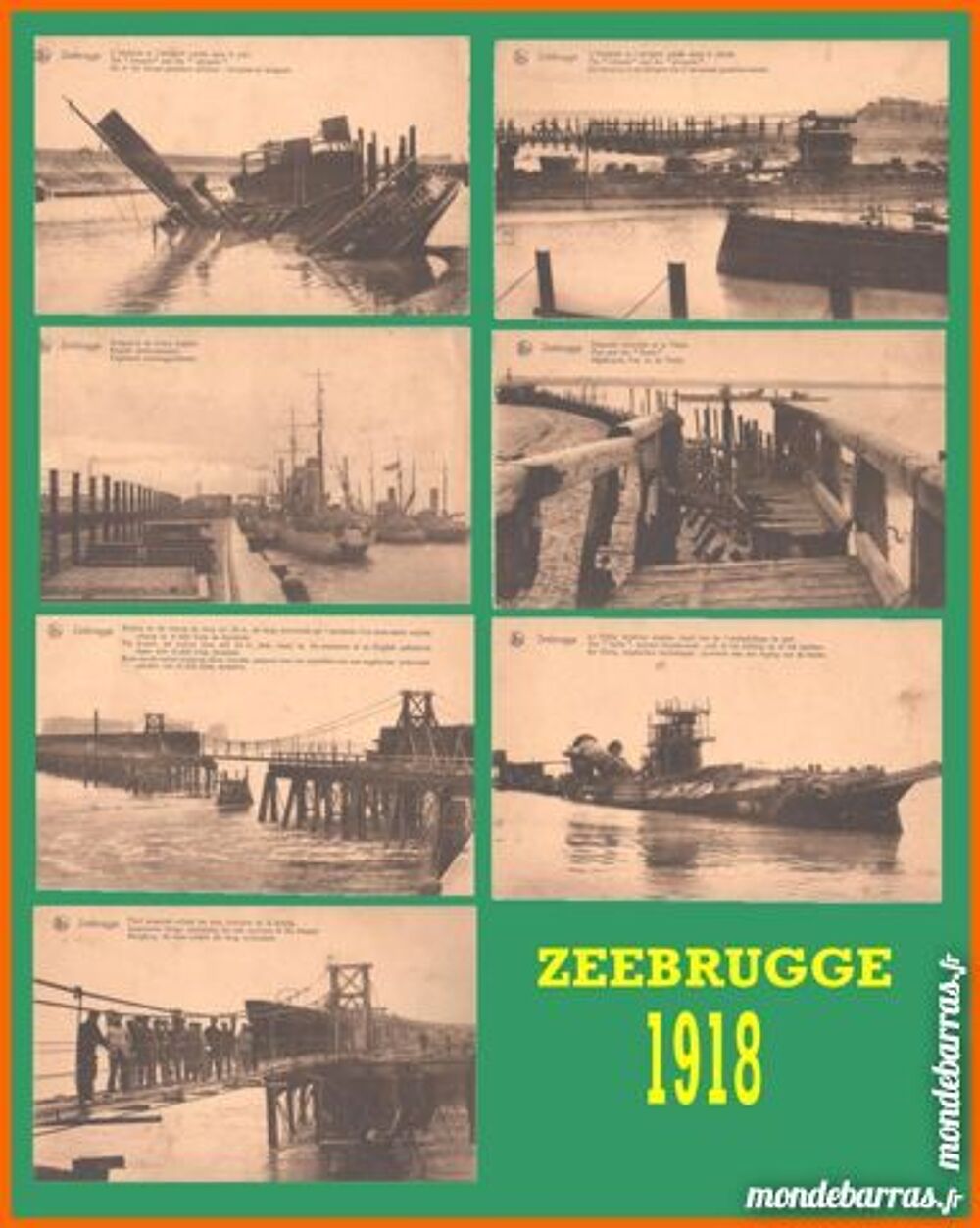 CARTE POSTALE - ZEEBRUGGE Livres et BD