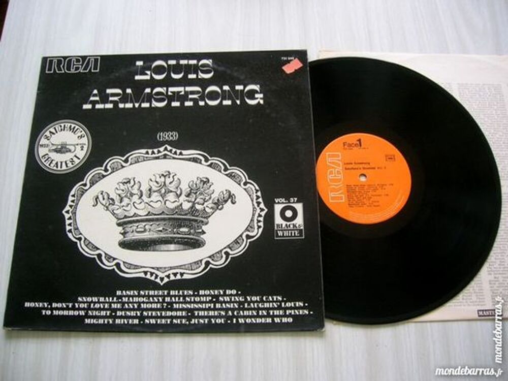 33 TOURS LOUIS ARMSTRONG Satchmo's greatest 1933 CD et vinyles