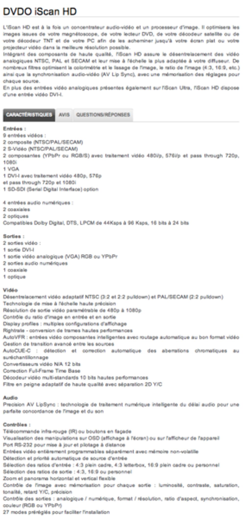 DVDO iSan HD Photos/Video/TV