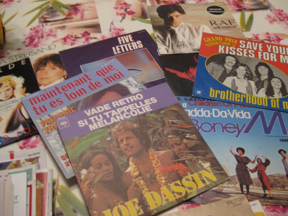 disques vinyles 45 et 33 tours CD et vinyles