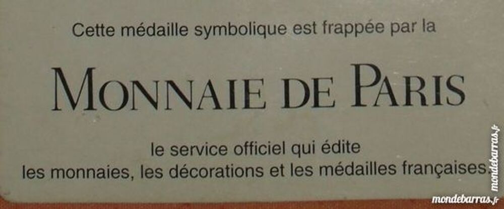 M&eacute;daille symbolique de l'ECU 1993 