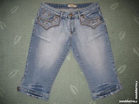 Corsaire en jean clout� ONADO - T42 10 Antony (92)