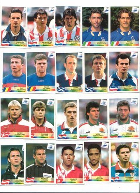 20 Vignettes PANINI Coupe du monde 98 5 Bayon (54)