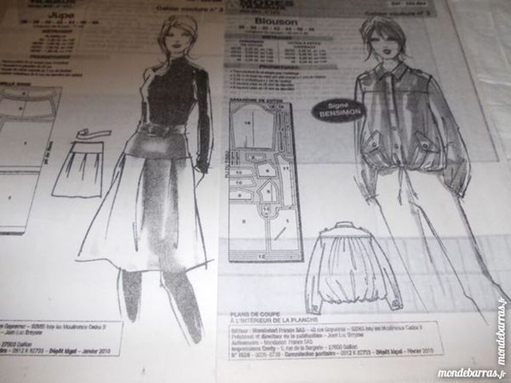 Patrons Modes et Travaux Vêtements