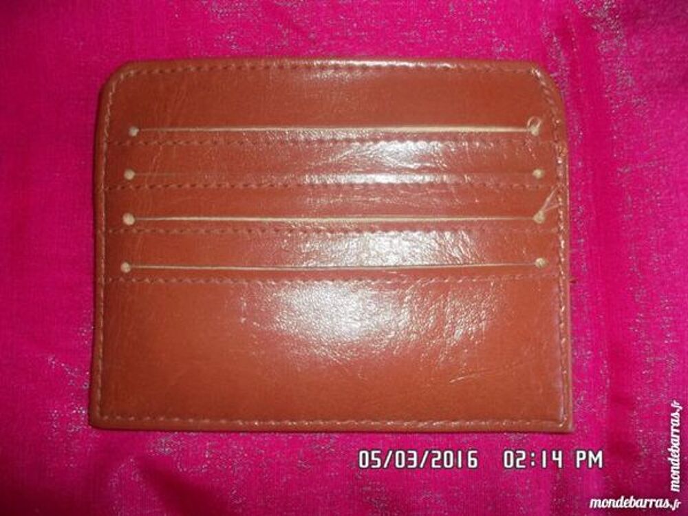 porte-cartes marron Bijoux et montres