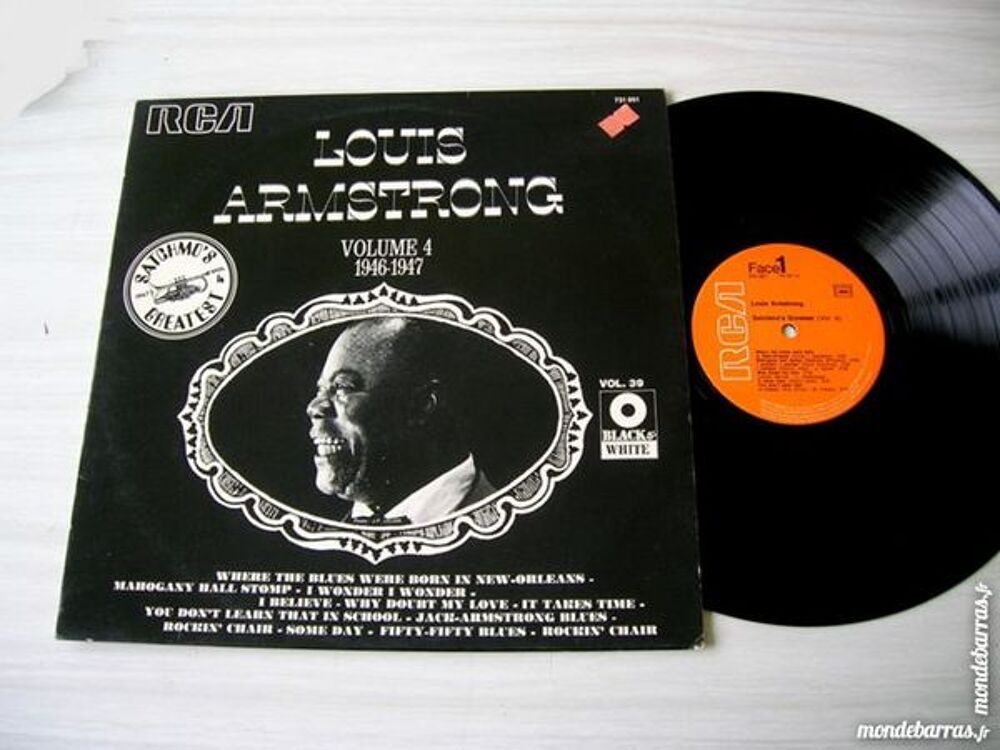 33 TOURS LOUIS ARMSTRONG VOL.4 CD et vinyles
