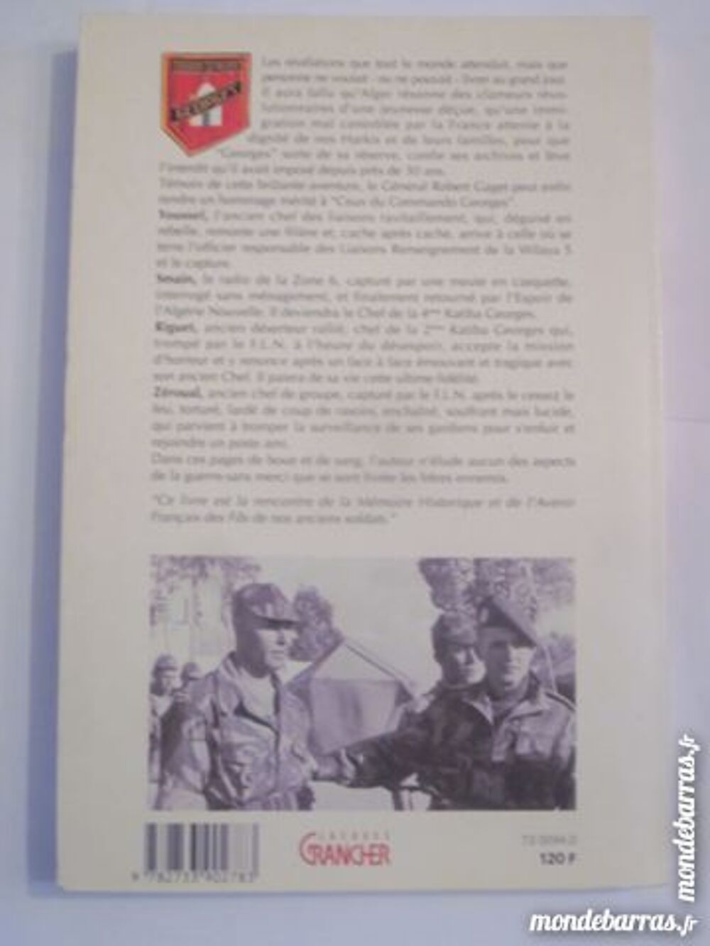 COMMANDOS GEORGES - DES HARKIS DE FEU Livres et BD