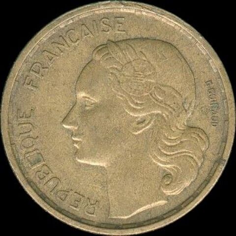 20 francs G. Guiraud 1950B 55 Couzeix (87)
