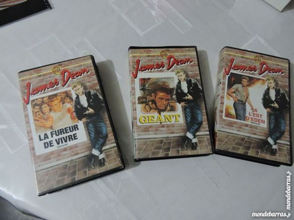 Cassettes VHS James Dean DVD et blu-ray