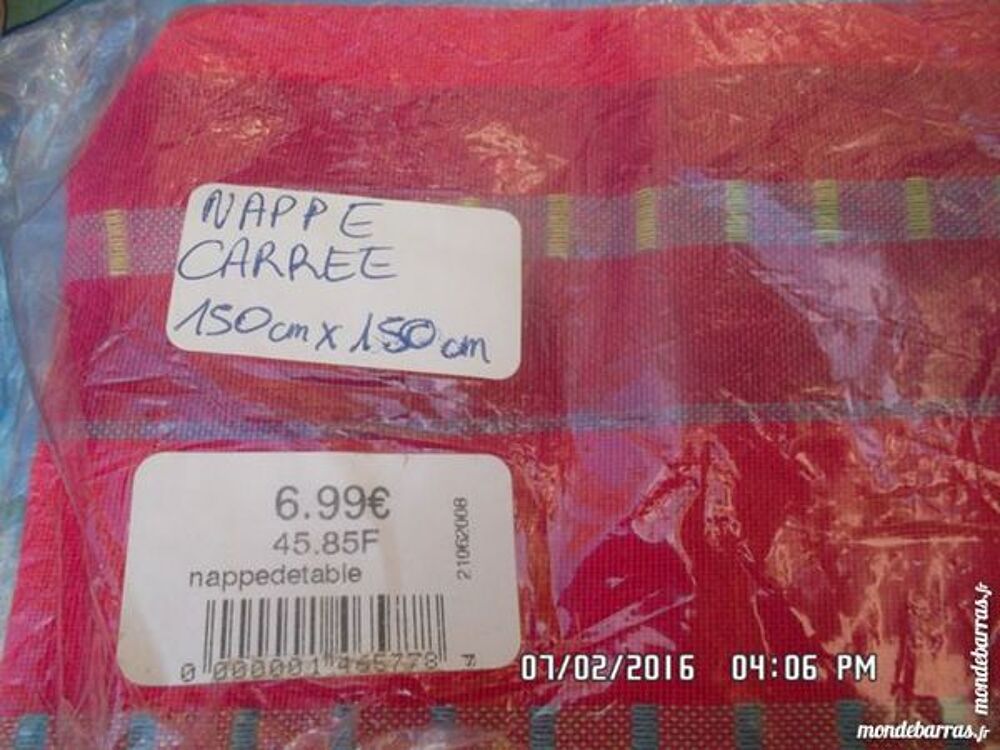 NAPPE CARREE ROSE Cuisine