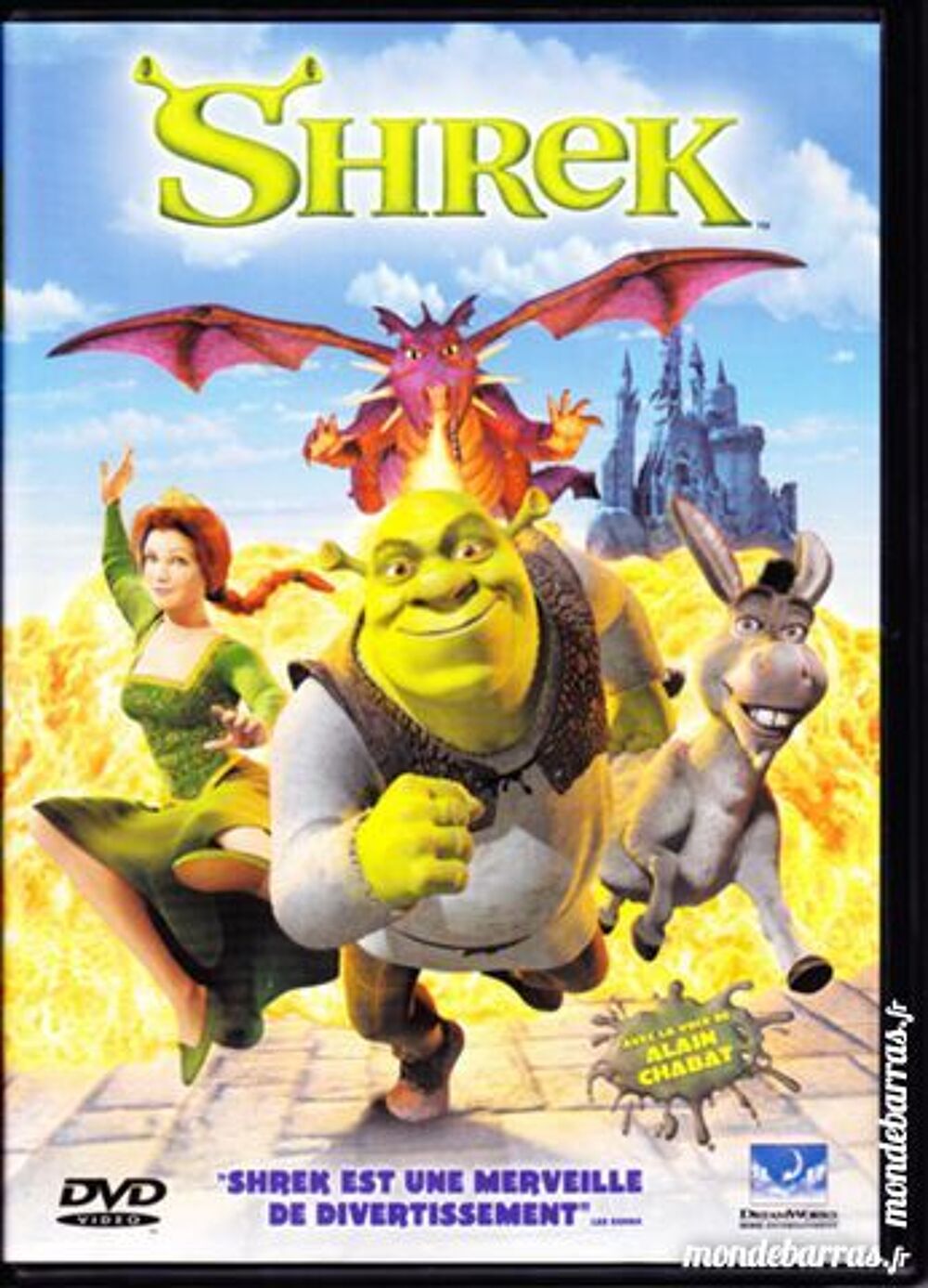 SHREK - DreamWorks DVD et blu-ray