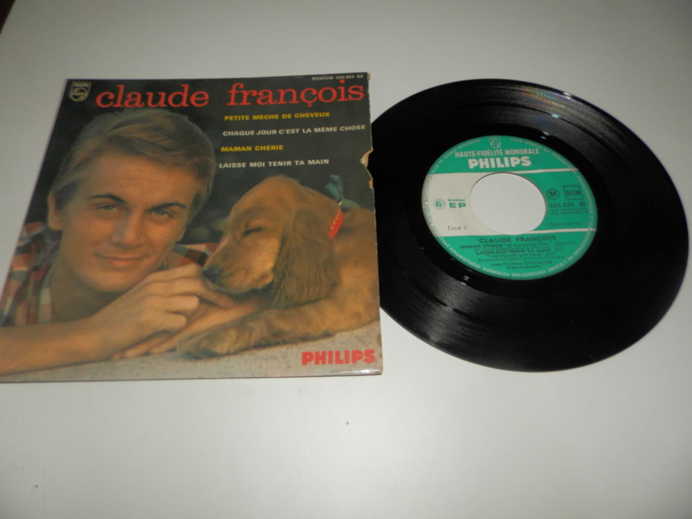 Claude Fran&ccedil;ois - Petite m&egrave;che de cheveux + 3 titres CD et vinyles