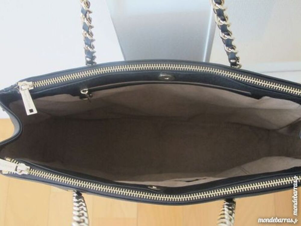 Sac LANCASTER en cuir noir Maroquinerie