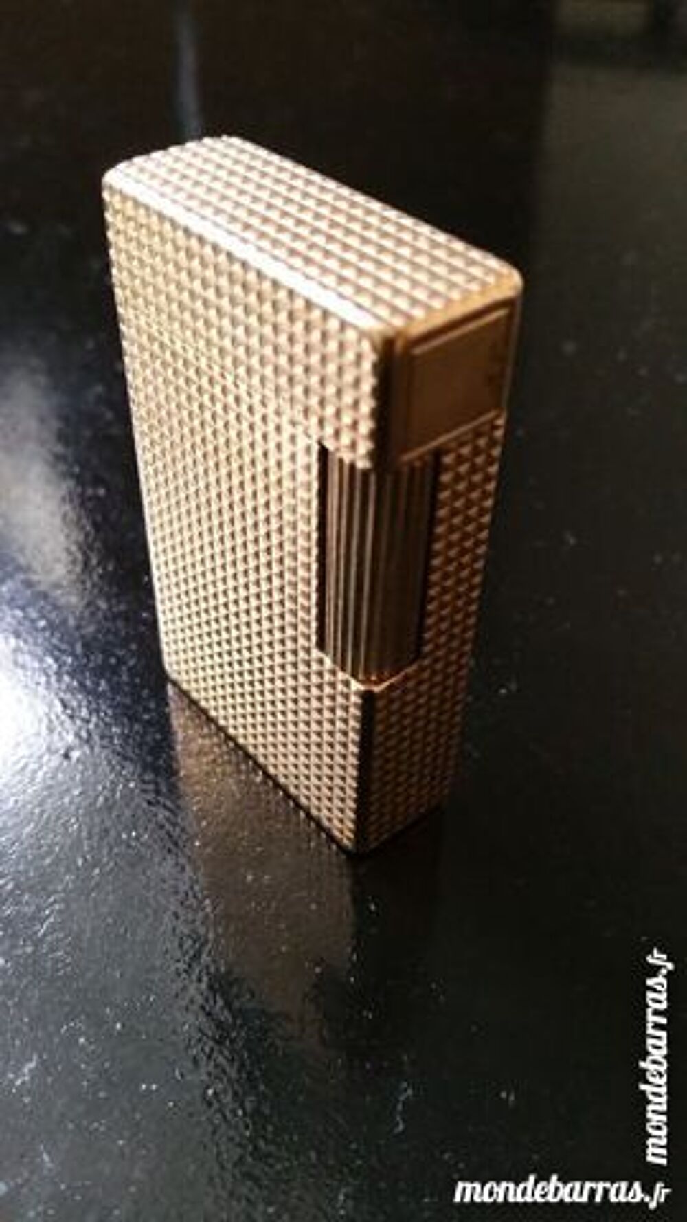 Briquet DUPONT plaqu&eacute; OR made in France Bijoux et montres