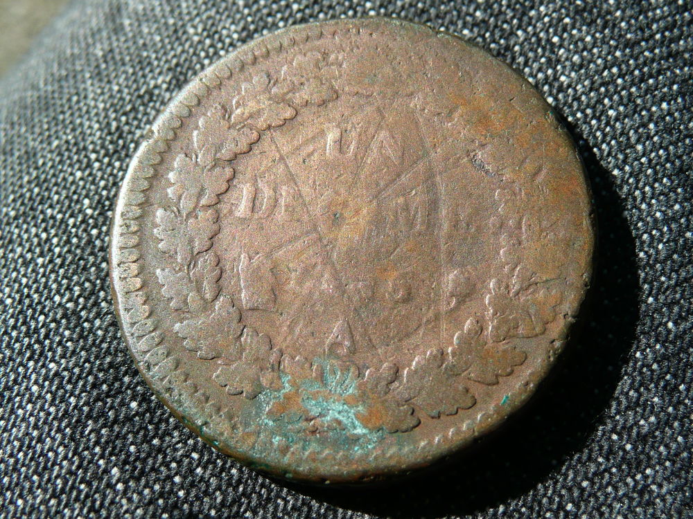 Pi&egrave;ce de monnaie Dupr&egrave; Un D&eacute;cime L'An 5 A 