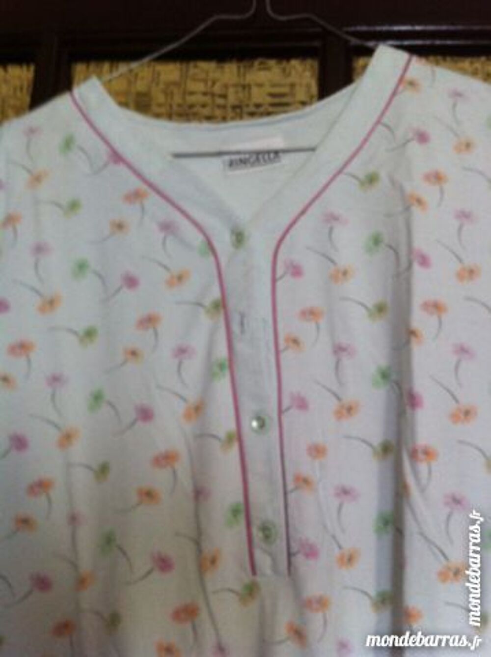 chemise de nuit ouverture devant V�tements