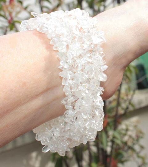 BRACELET en CRISTAUX DE CRISTAL DE ROCHE 19 Nice (06)