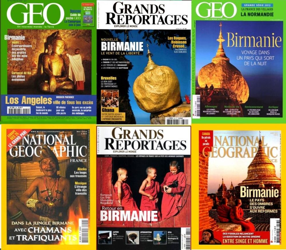 BIRMANIE - GEO - RANGON / prixportcompris Livres et BD