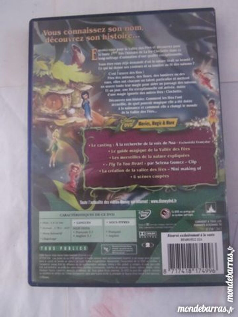 DVD DISNEY - LA FEE CLOCHETTE DVD et blu-ray