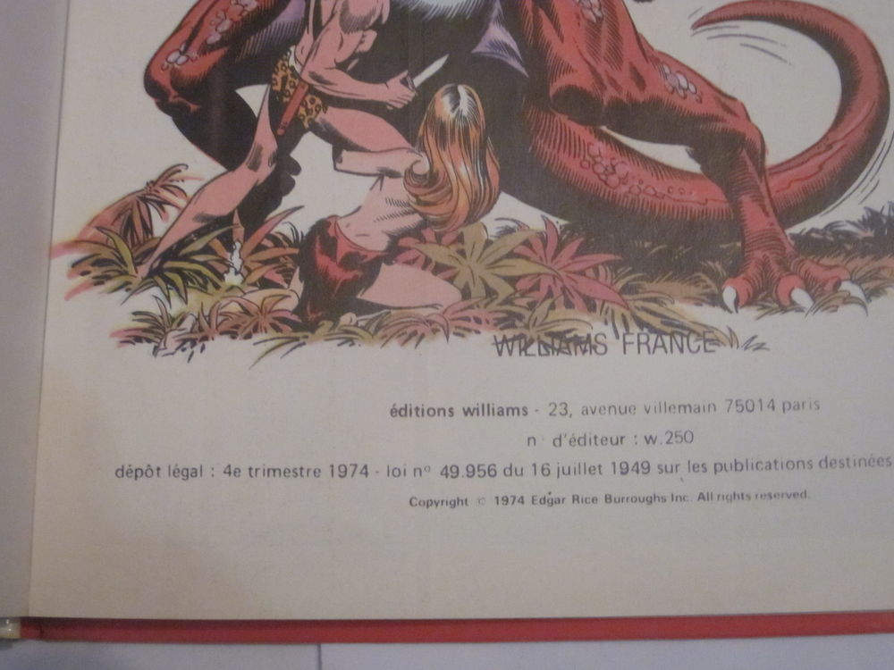 BD - RARZAN - L' ILE HORS DU TEMPS en &eacute;dition originale Livres et BD