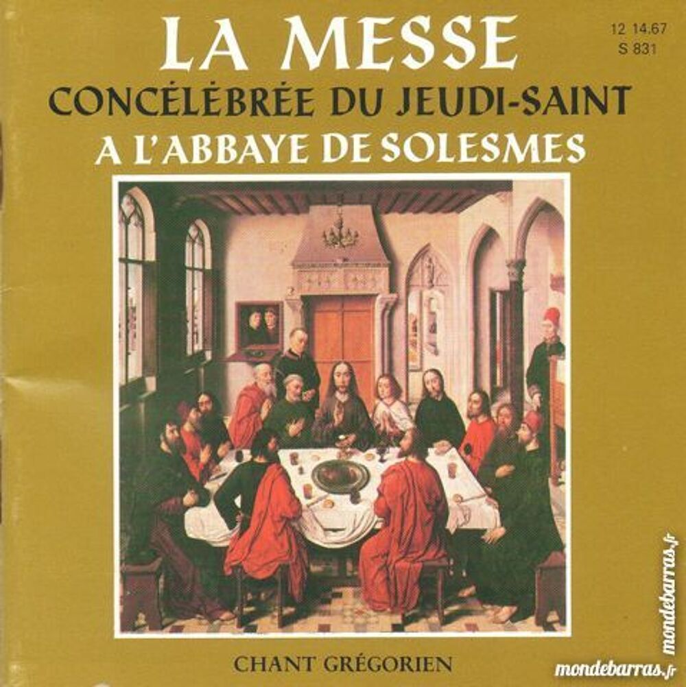 CD's &amp; microsillons de Chant Gr&eacute;gorien CD et vinyles