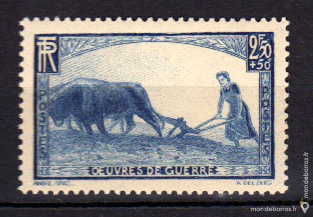 N&deg; 457 Timbre France NEUF** An 1940 
