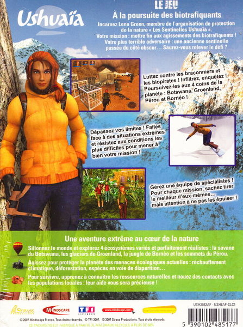 jeuPC Ushuaia Le jeu, A la poursuite des biotrafiquantsNEUF
Consoles et jeux vidos