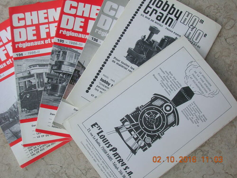 Revue Train R&eacute;el Historique Mod&eacute;lisme JOUEF Livres et BD