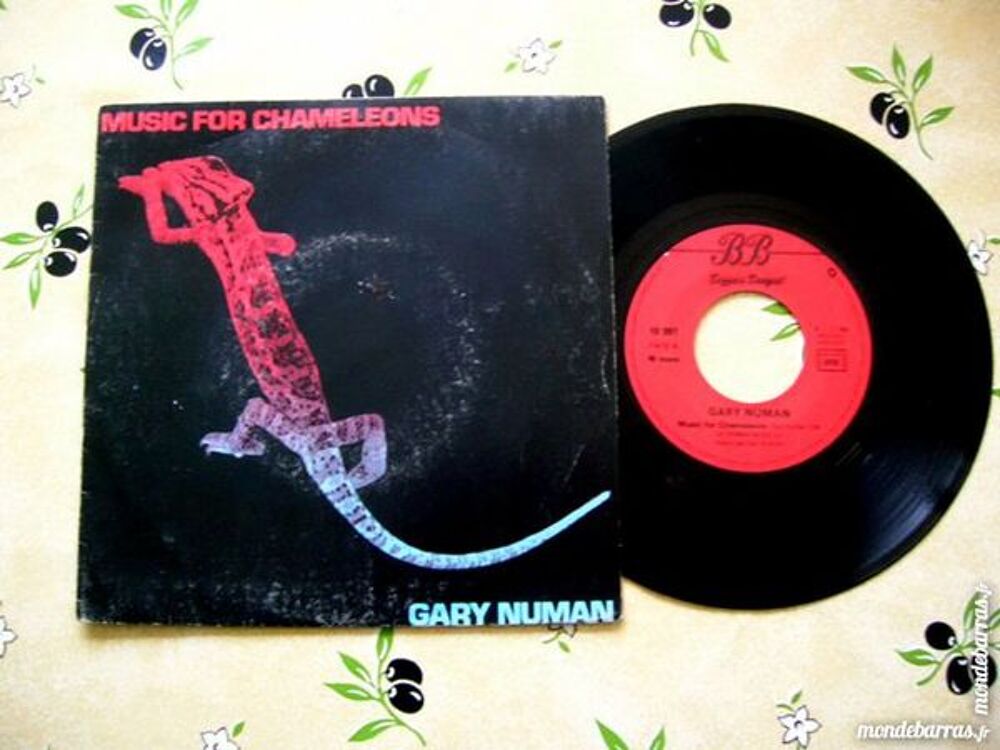 45 TOURS GARY NUMAN Music for chameleons - RARE CD et vinyles